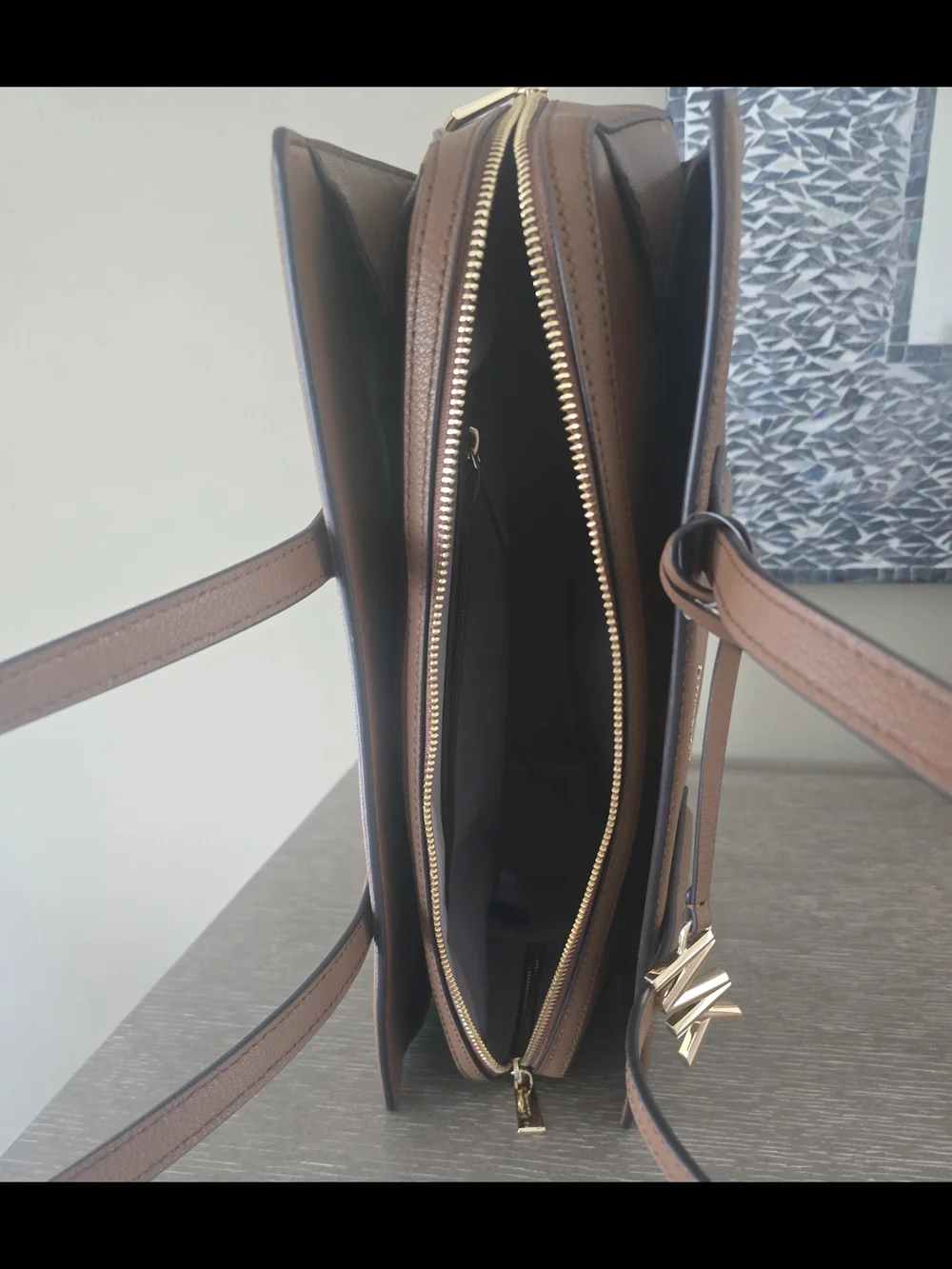 Michael Kors Tan Leather Satchel